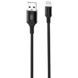 Cablu de Date XO USB to Lightning NB143, 1m Negru