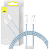 Cablu de Date Baseus USB-C for Lightning Dynamic Series, 20W, 1m Albastru