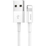 Cablu de Date Vipfan USB to Lightning X03, 3A, 1m (Alb)