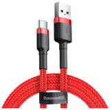 Cafule USB-C  2A 3m - Rosu