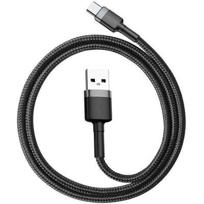 Cablu de Date Baseus  Cafule USB-C 2A 3m (Negru-šedý)