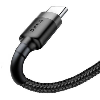 Cablu de Date Baseus  Cafule USB-C 2A 3m (Negru-šedý)