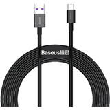Cablu de Date Baseus  USB cu USB-C řady Superior, 66W, 2m (Negru)