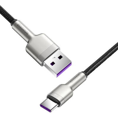 Cablu de Date Baseus USB for USB-C Cafule, 66W, 2m Negru