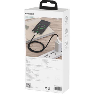 Cablu de Date Baseus USB for USB-C Cafule, 66W, 2m Negru