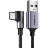 Cablu de Date UGREEN Angular USB-C US284, 3A , 2m Negru
