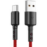 Cablu de Date Vipfan USB to USB-C X02, 3A, 1.8m (Rosu)