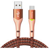 Cablu de Date Mcdodo USB to USB-C Magnificence CA-7962 LED , 1m (Portocaliu)