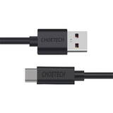 Cablu de Date choetech USB to USB-C AC0002, 1m Negru