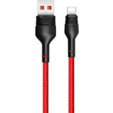Cablu de Date XO USB to USB-C NB55 5A, 1m (Rosu)