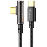 Cablu de Date Mctoto USB to USB-C Prism 90 degree CA-3401, 100W, 1.8m Negru