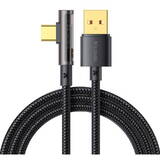 Cablu de Date Mctoto USB to USB-C Prism 90 degree CA-3380, 6A, 1.2m Negru