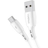 Cablu de Date Vipfan USB to USB-C Racing X05, 3A, 3m (Alb)