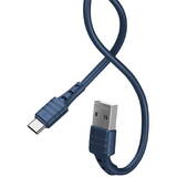 USB-C Zeron, 1m, 2.4A Albastru