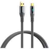 Cablu de Date Remax USB-C Zisee, RC-030, 66W, 1,2m (Gri)