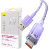 Cablu de Date Baseus Quick Charge USB-C Flash, QC 3.0, Huawei SCP, Samsung AFC, 5A, 1m (Verde)