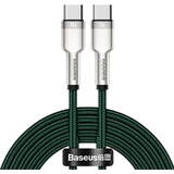 USB-C to USB-C Cafule, 100W, 2m (Verde)