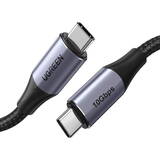 USB-C cu USB-C US355 3.1 Gen.2, PD, 5A, 100W, 4K, 10Gbps, 1m - Negru