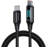 Cablu de Date Mctoto CA-1100 USB-C to USB-C, 100W, 1.2m Negru