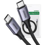 Cablu de Date UGREEN USB-C to USB-C 15311, 1m (Gri)