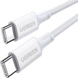 Cablu de Date UGREEN USB-C to USB-C 15269, 2m (Alb)