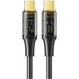 Cablu de Date Mctoto USB-C to USB-C  CA-3461, PD 100W, 1.8m Negru