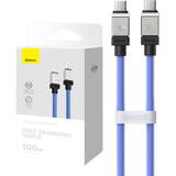 Cablu de Date Baseus USB-C to USB-C CoolPlay 100W 1m Albastru