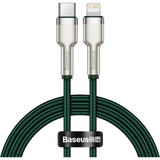 Cablu de Date Baseus USB-C for Lightning Cafule, PD, 20W, 1m (Verde)