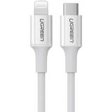 Cablu de Date UGREEN Lightning to USB-C 3A US171, 1.5m (Alb)