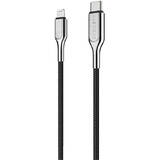Cablu de Date CYGNETT USB-C to Lightning ArmouRosu 12W 1m Negru