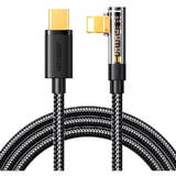  USB-C to Lightning S-CL020A6 1.2m, 20W, kątowy (czarny)