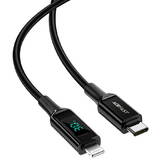 USB-C to Lightning C6-01, 1.2m Negru