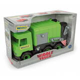 Masinuta Wader Middle Truck Garbage truck green in box