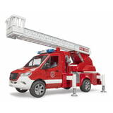 Masinuta BRUDER Fire truck Mercedes Benz Sprinter with ladder and lights