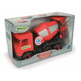 Masinuta Wader Middle Truc Concrete mixer red 38 cm in box