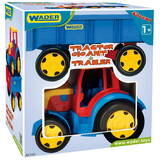 Masinuta cu Telecomanda Wader Gigant Tractor and trailer set 120 cm in box