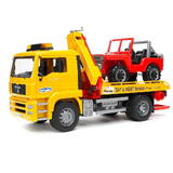 Tow truck with cross country vehicle MAN TGA