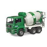 MAN TGA white and green concrete mixer