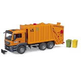 Masinuta BRUDER MAN TGS garbage truck with rear loading