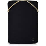 Geanta pentru Laptop Reversible Protective 15.6-inch Gold Laptop Sleeve