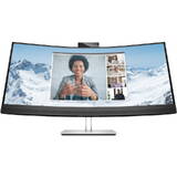 Monitor HP LED E34m G4 Curbat 34 inch UWQHD VA 5 ms 75 Hz Webcam USB-C