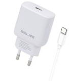 Incarcator   Beline 25W USB-C + USB-C cable, white