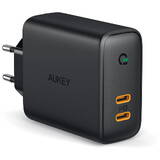 Incarcator   Aukey PA-D2 Wall 2xUSB-C PD Power Delivery