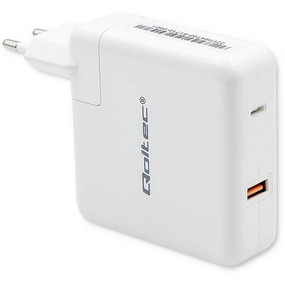 Incarcator   QOLTEC Power GaN FAST 108W, USB C, white