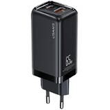Incarcator   USAMS T47 USB/ USB-C 65W PD Fast Charging