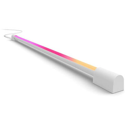 Philips Tub LED RGB Hue Play Gradient Compact, pentru TV 40-55", 1540 lm, lumina alba si color (2000-6500K), 87.7cm, Aluminiu, Alb
