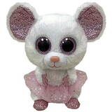 Beanie Boss White ballerina Mouse - Nina 15 cm