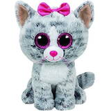 Beanie Boos Kiki - gray cat, 15 cm