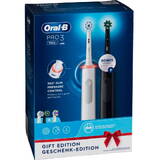 ORAL-B Set 2 periute de dinti electrice PRO 3 3900 Black-White Edition JAS22