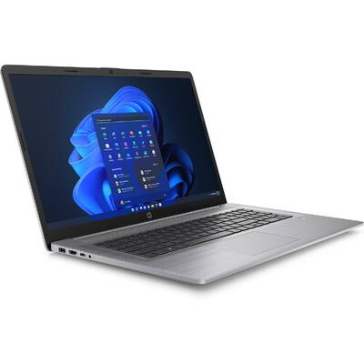 Laptop HP 17.3'' 470 G9, FHD IPS, Procesor Intel Core i5-1235U (12M Cache, up to 4.40 GHz, with IPU), 16GB DDR4, 512GB SSD, GeForce MX550 2GB, Win 11 Pro, Silver